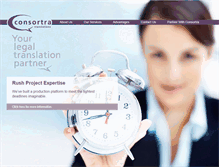 Tablet Screenshot of consortra.com